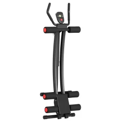 Bauchtrainer AB Trainer mit Curved-Schiene schwarz