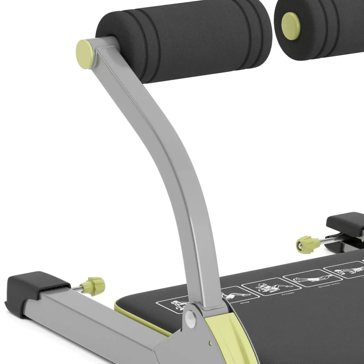 Bauchtrainer AB Trainer OLYMPUS schwarz/silber