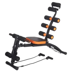 Bauchtrainer mit elastischen Bändern