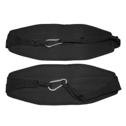 Bauchtrainingsgurt Set 4-teilig schwarz