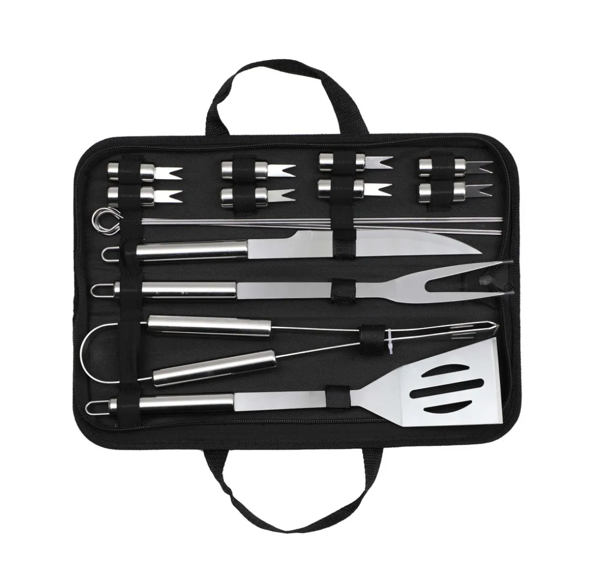 BBQ Grillbesteck Tasche 17-teilig