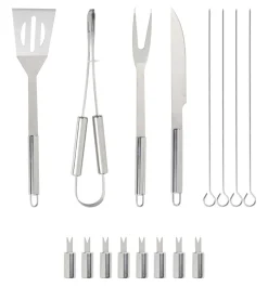 BBQ Grillbesteck Tasche 17-teilig