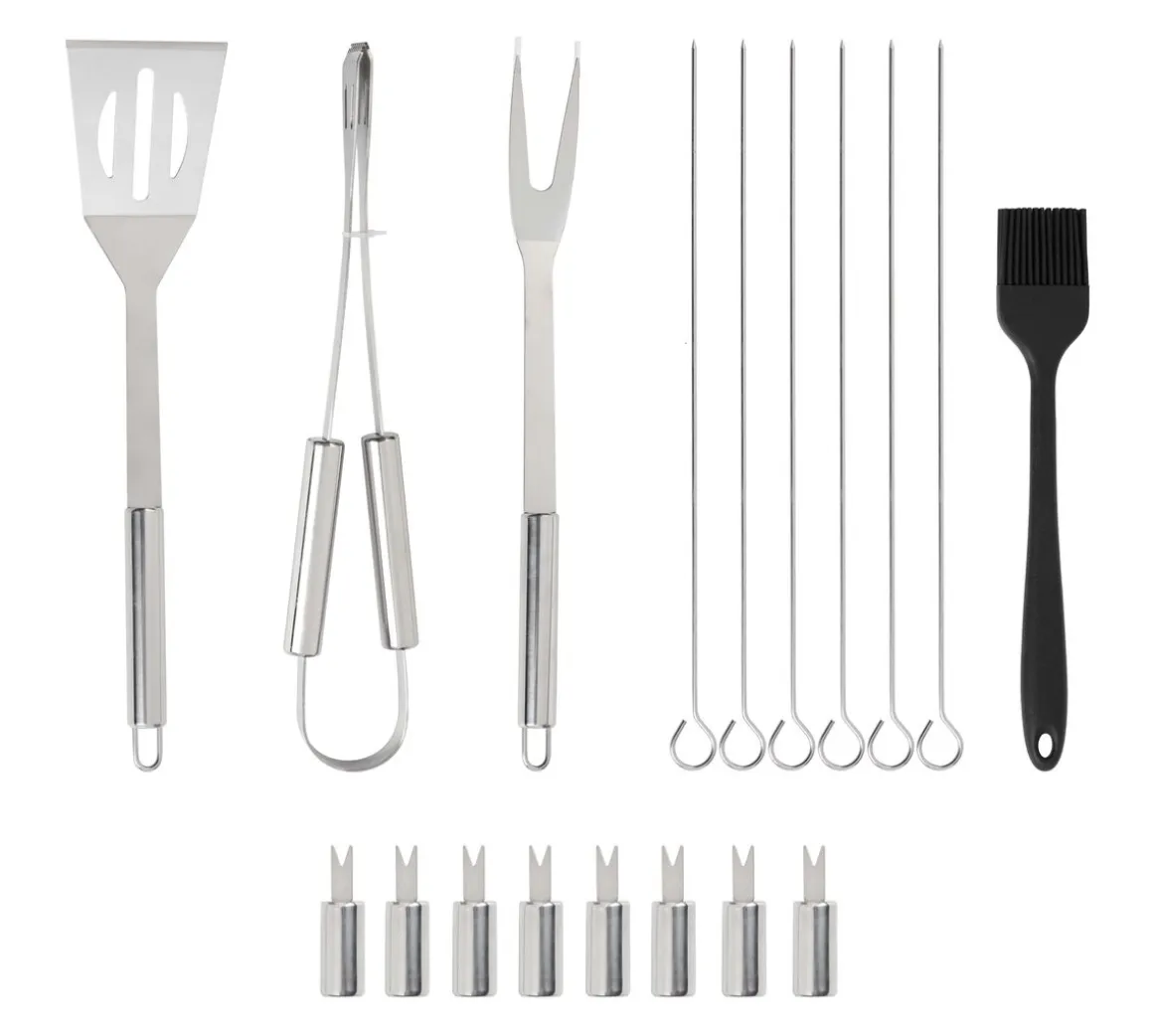 BBQ Grillbesteck Tasche 19-teilig