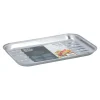 BBQ Grillplatte Edelstahl 34.5 x 24.5 cm silber