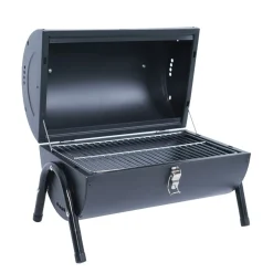 BBQ Holzkohlegrill Campinggrill schwarz