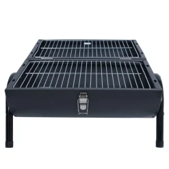 BBQ Holzkohlegrill Campinggrill schwarz