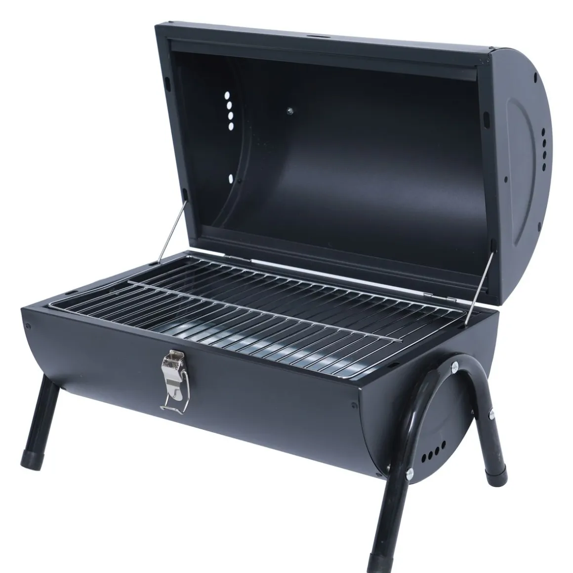 BBQ Holzkohlegrill Campinggrill schwarz