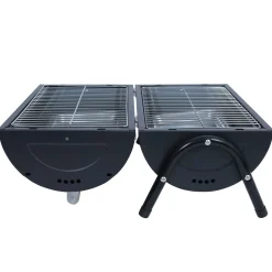 BBQ Holzkohlegrill Campinggrill schwarz