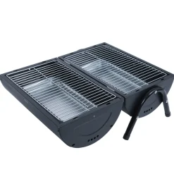 BBQ Holzkohlegrill Campinggrill schwarz