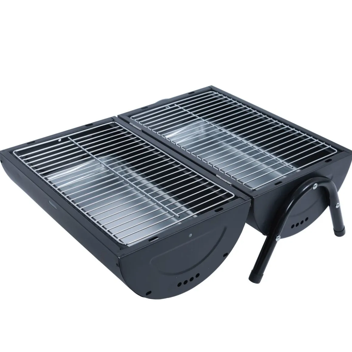 BBQ Holzkohlegrill Campinggrill schwarz
