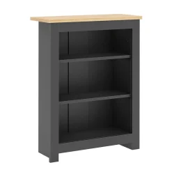Bücherregal ARLES 60 x 24 x 75 cm anthrazit