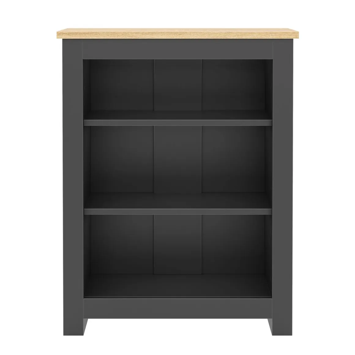 Bücherregal ARLES 60 x 24 x 75 cm anthrazit