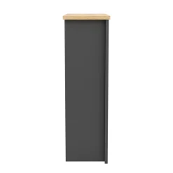 Bücherregal ARLES 60 x 24 x 75 cm anthrazit