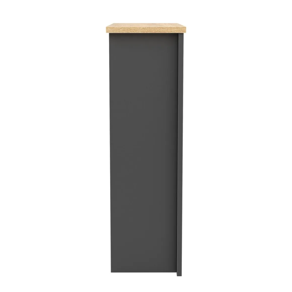 Bücherregal ARLES 60 x 24 x 75 cm anthrazit