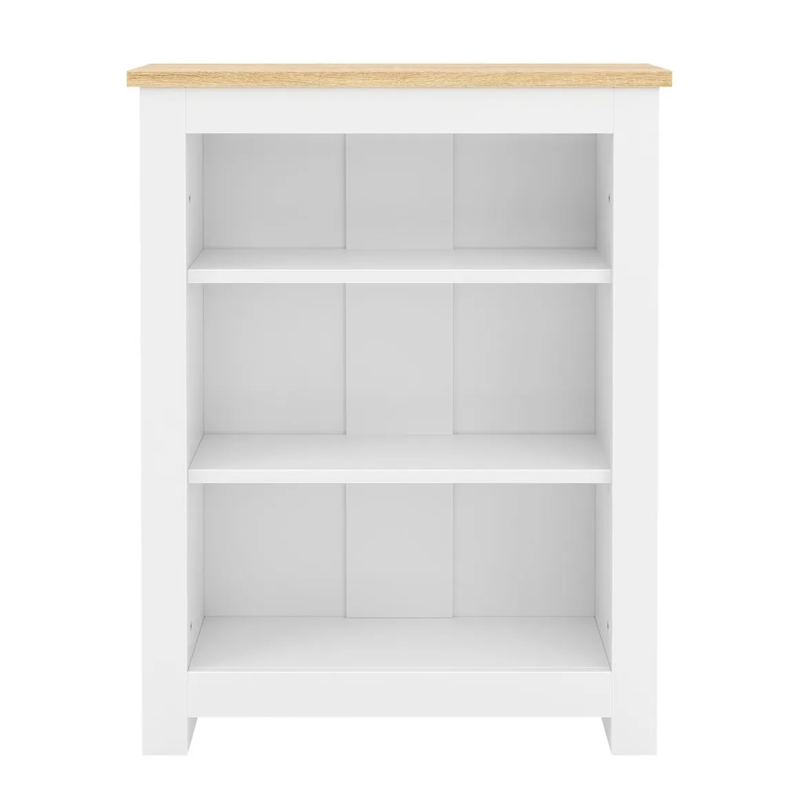 Bücherregal ARLES 60 x 24 x 75 cm weiss