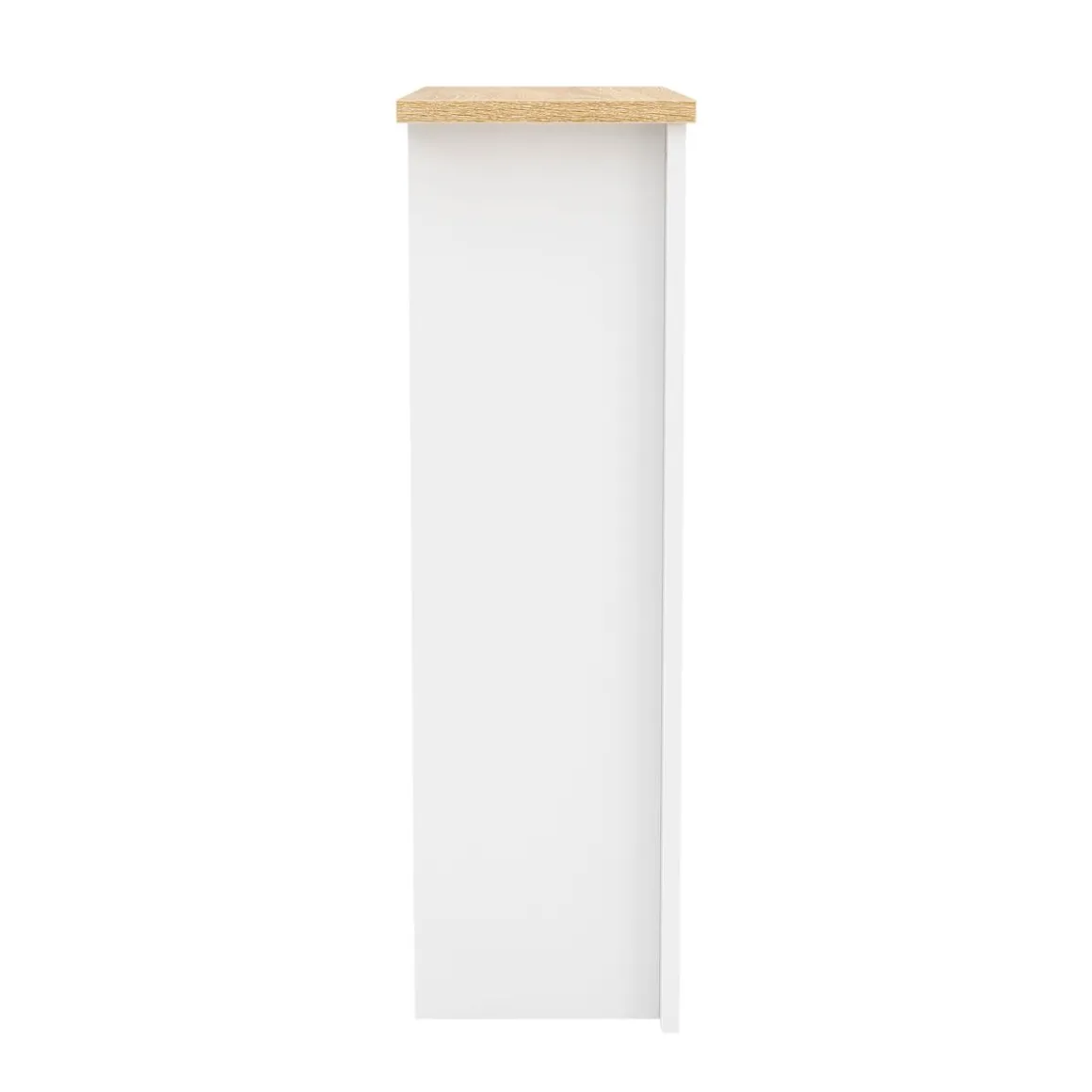 Bücherregal ARLES 60 x 24 x 75 cm weiss