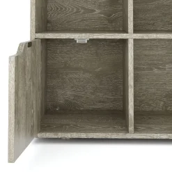 Bücherregal BROOKS 6 Fächer 60 x 91 cm braun