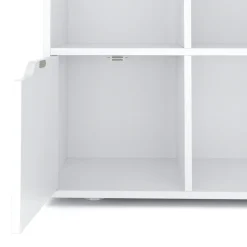 Bücherregal BROOKS 6 Fächer 60 x 91 cm weiss
