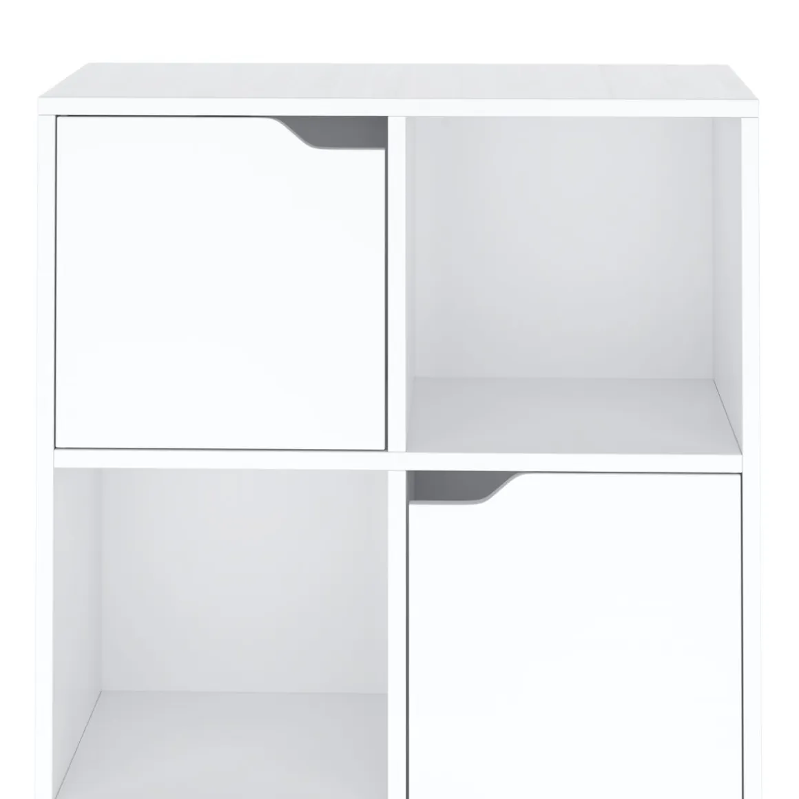 Bücherregal BROOKS 6 Fächer 60 x 91 cm weiss