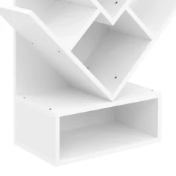 Bücherregal CALDER 57 x 103 cm weiss