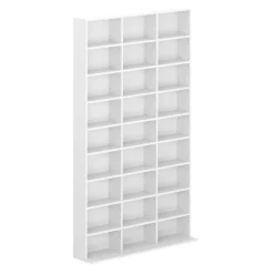 Bücherregal CD-Schrank MAKS 102 x 175 cm weiss | GONSER.CH