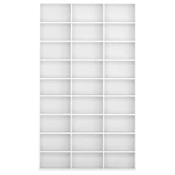 Bücherregal CD-Schrank MAKS 102 x 175 cm weiss | GONSER.CH