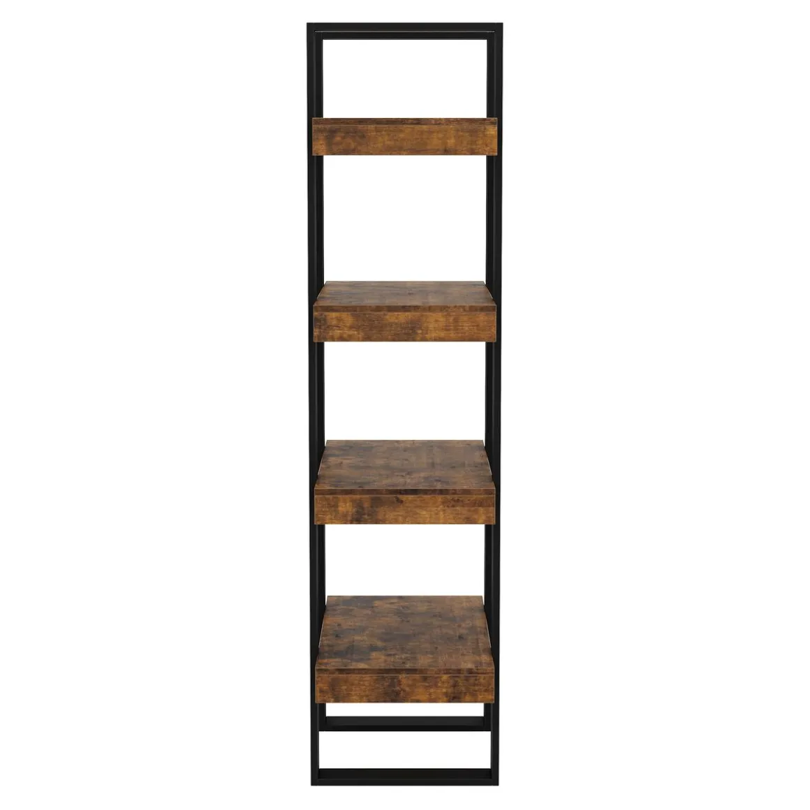 Bücherregal CHELSEA 70 x 160 cm braun/schwarz