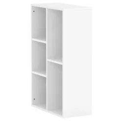 Bücherregal CYNTHIA 5 Fächer 50 x 80 cm weiss