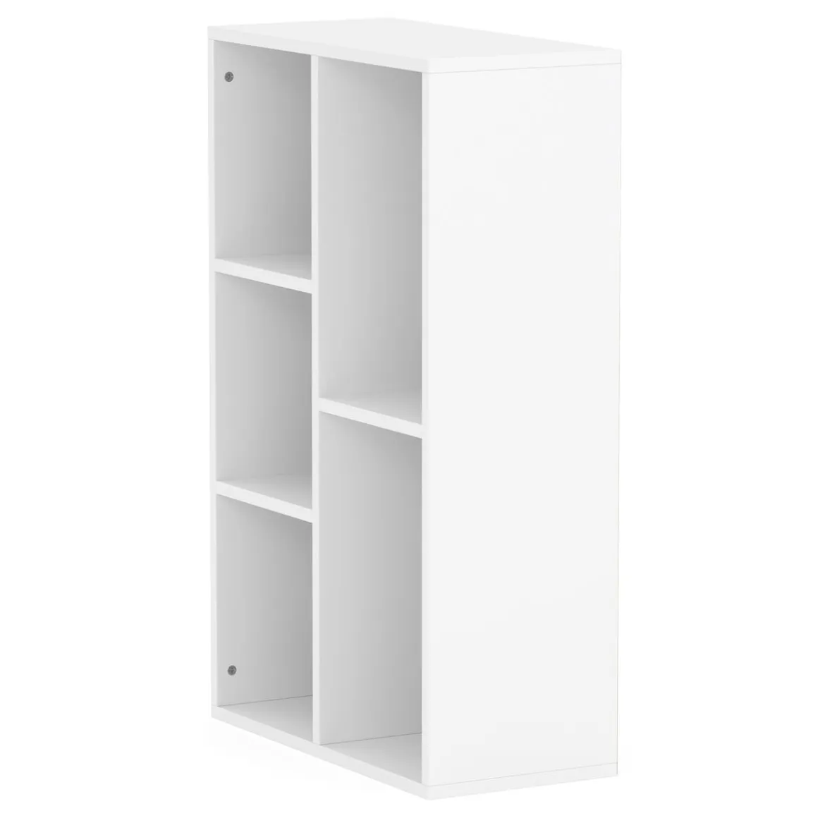 Bücherregal CYNTHIA 5 Fächer 50 x 80 cm weiss