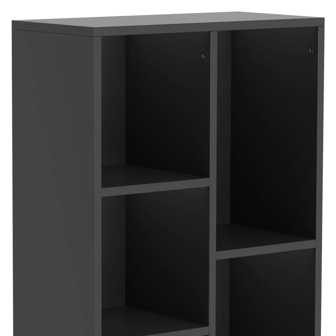 Bücherregal CYNTHIA 5 Fächer 50 x 80 cm schwarz