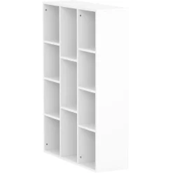 Bücherregal CYNTHIA 11 Fächer 74 x 106 cm weiss