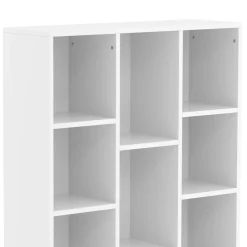Bücherregal CYNTHIA 11 Fächer 74 x 106 cm weiss