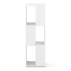 Bücherregal Drehregal JOAN mit 3 Fächer 34 x 109 cm weiss