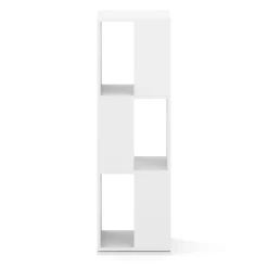 Bücherregal Drehregal JOAN mit 3 Fächer 34 x 109 cm weiss
