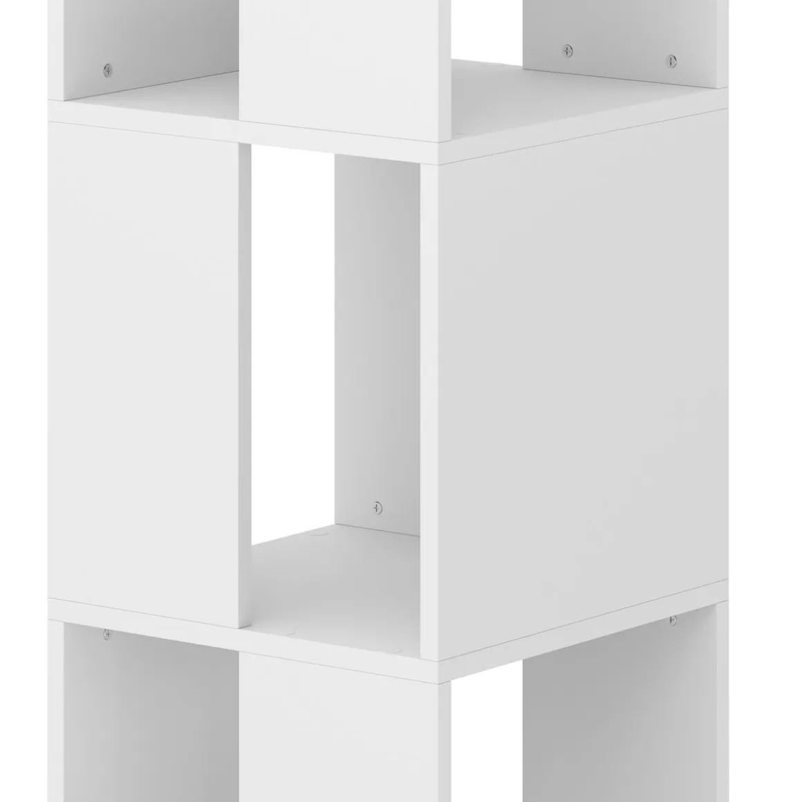Bücherregal Drehregal JOAN mit 3 Fächer 34 x 109 cm weiss