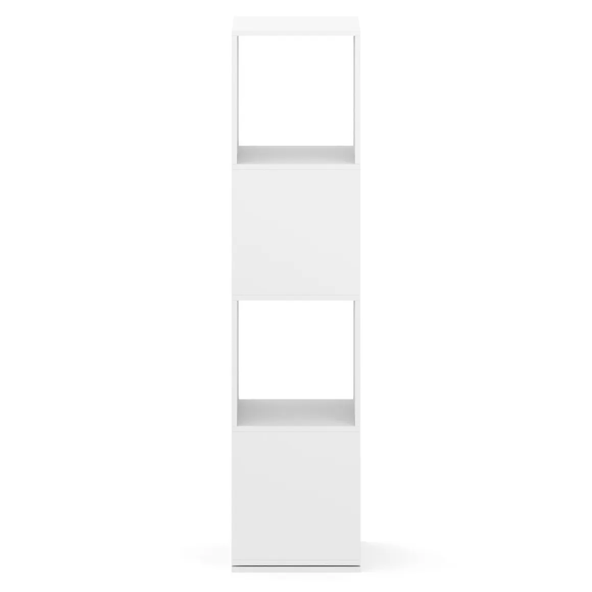 Bücherregal Drehregal KIANO mit 4 Ebenen 36 x 150 cm weiss