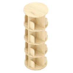 Bücherregal Drehregal VEDA mit 4 Ebenen 44 x 126 cm natur | GONSER.CH