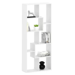 Bücherregal INES 67 x 160 cm weiss