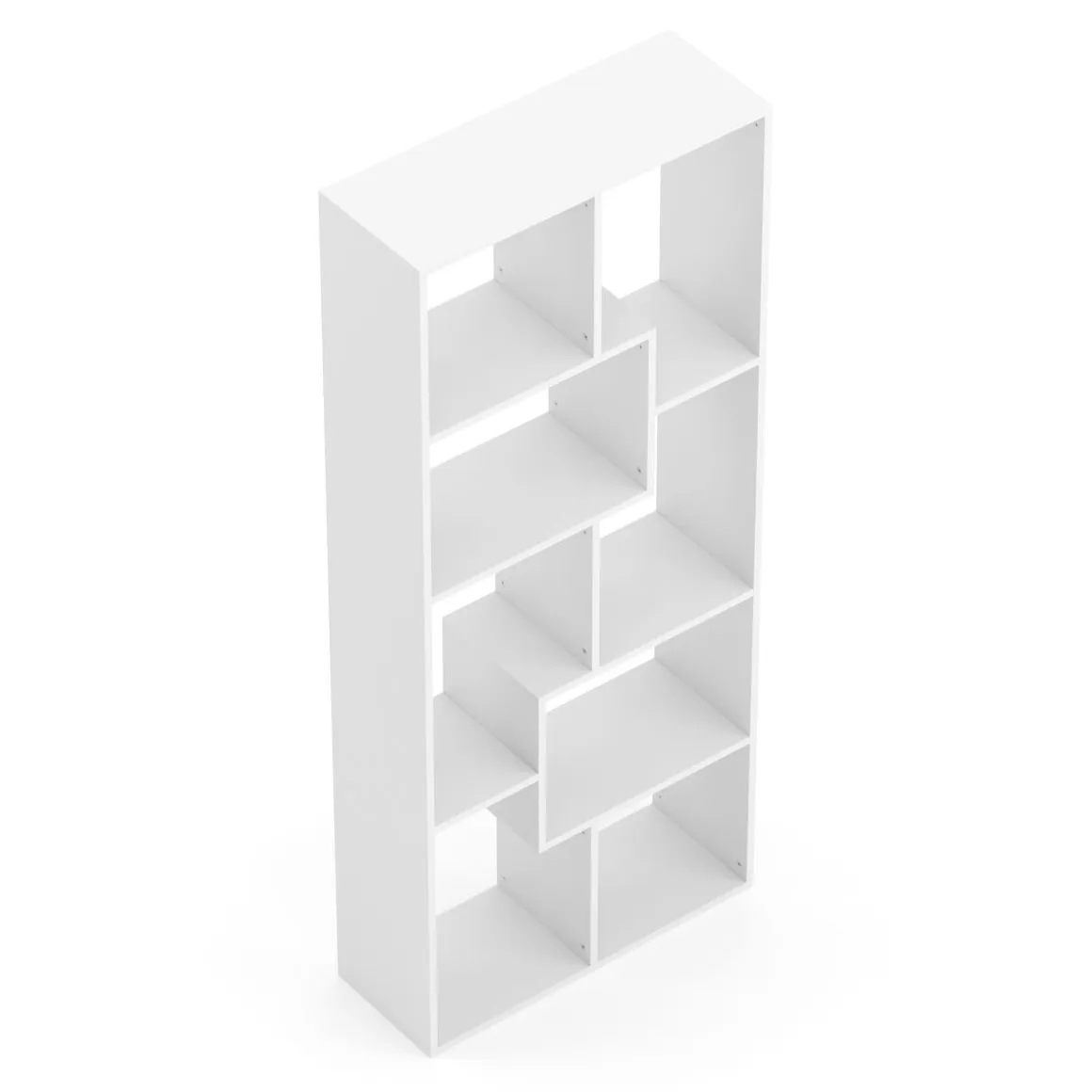 Bücherregal INES 67 x 160 cm weiss