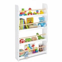Bücherregal Kinderzimmer DREAMYCLOUD 60 x 98 cm weiss/natur