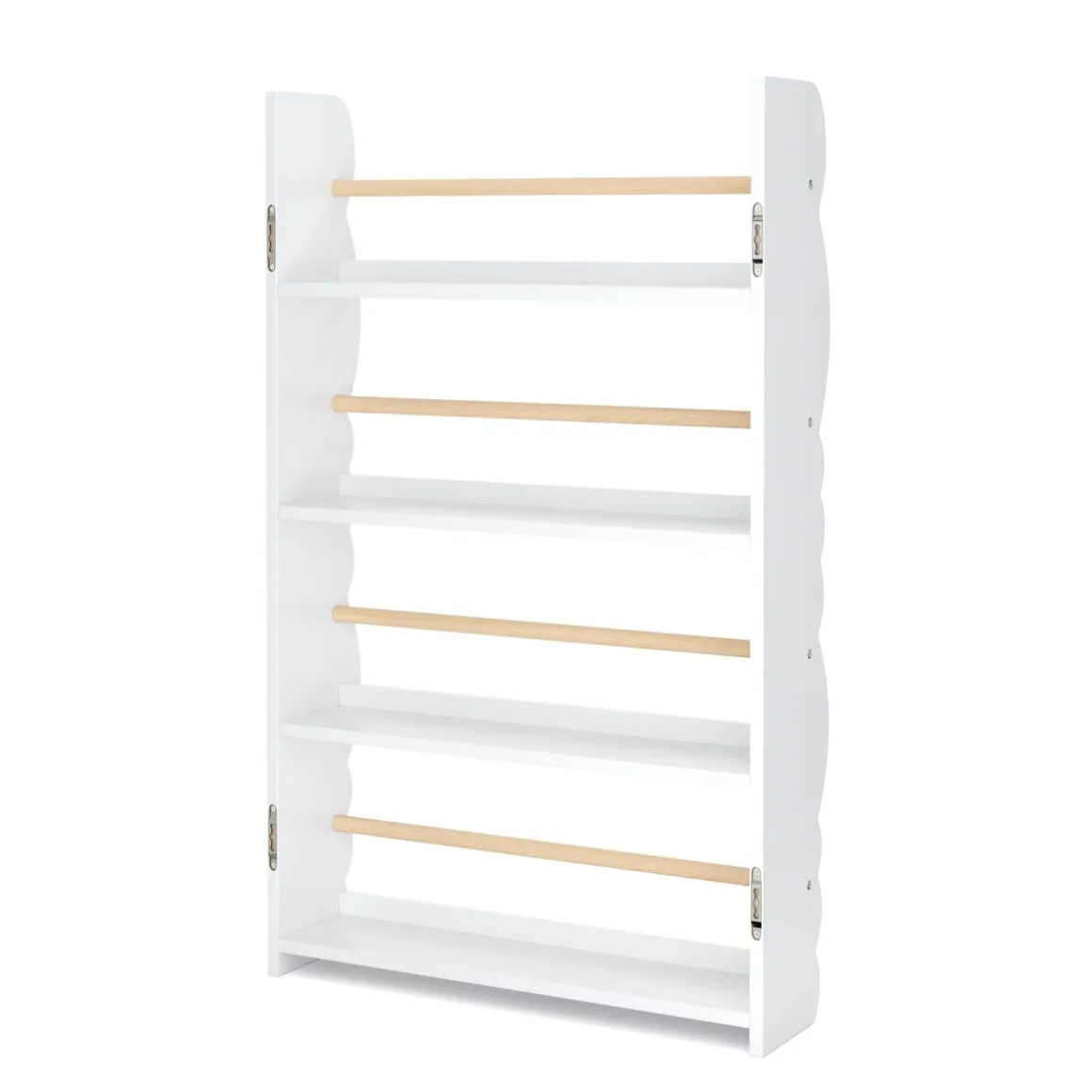 Bücherregal Kinderzimmer DREAMYCLOUD 60 x 98 cm weiss/natur