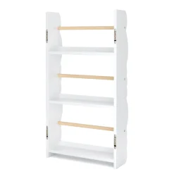 Bücherregal Kinderzimmer DREAMYCLOUD 43 x 80 cm weiss/natur