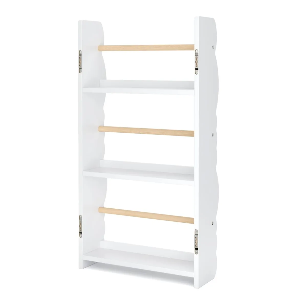 Bücherregal Kinderzimmer DREAMYCLOUD 43 x 80 cm weiss/natur