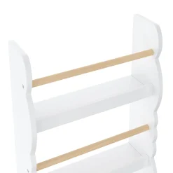 Bücherregal Kinderzimmer DREAMYCLOUD 43 x 80 cm weiss/natur