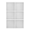 Bücherregal KLER 6 Fächer 65 x 98 cm weiss