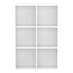Bücherregal KLER 6 Fächer 65 x 98 cm weiss