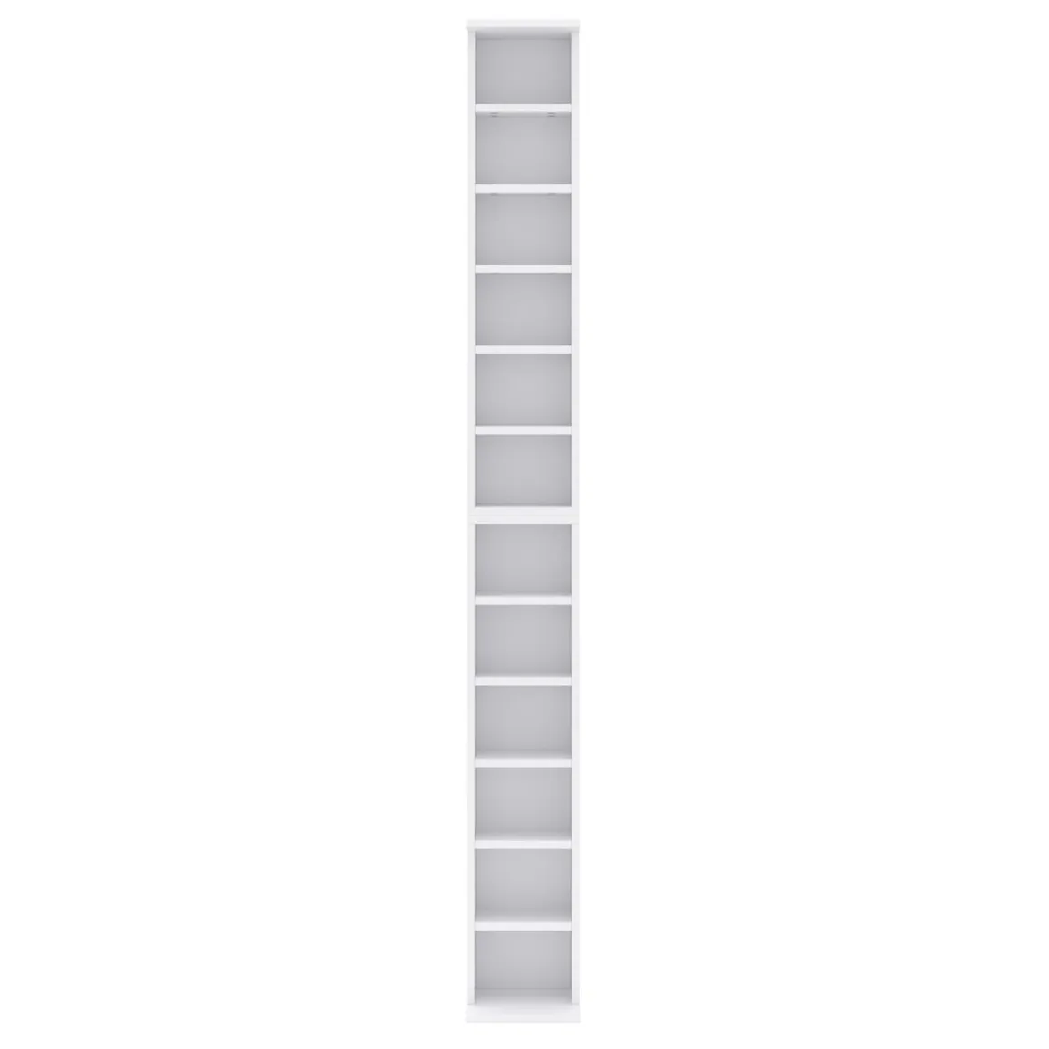 Bücherregal LIBERTY 21 x 184 cm weiss