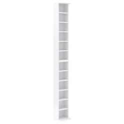 Bücherregal LIBERTY 21 x 184 cm weiss