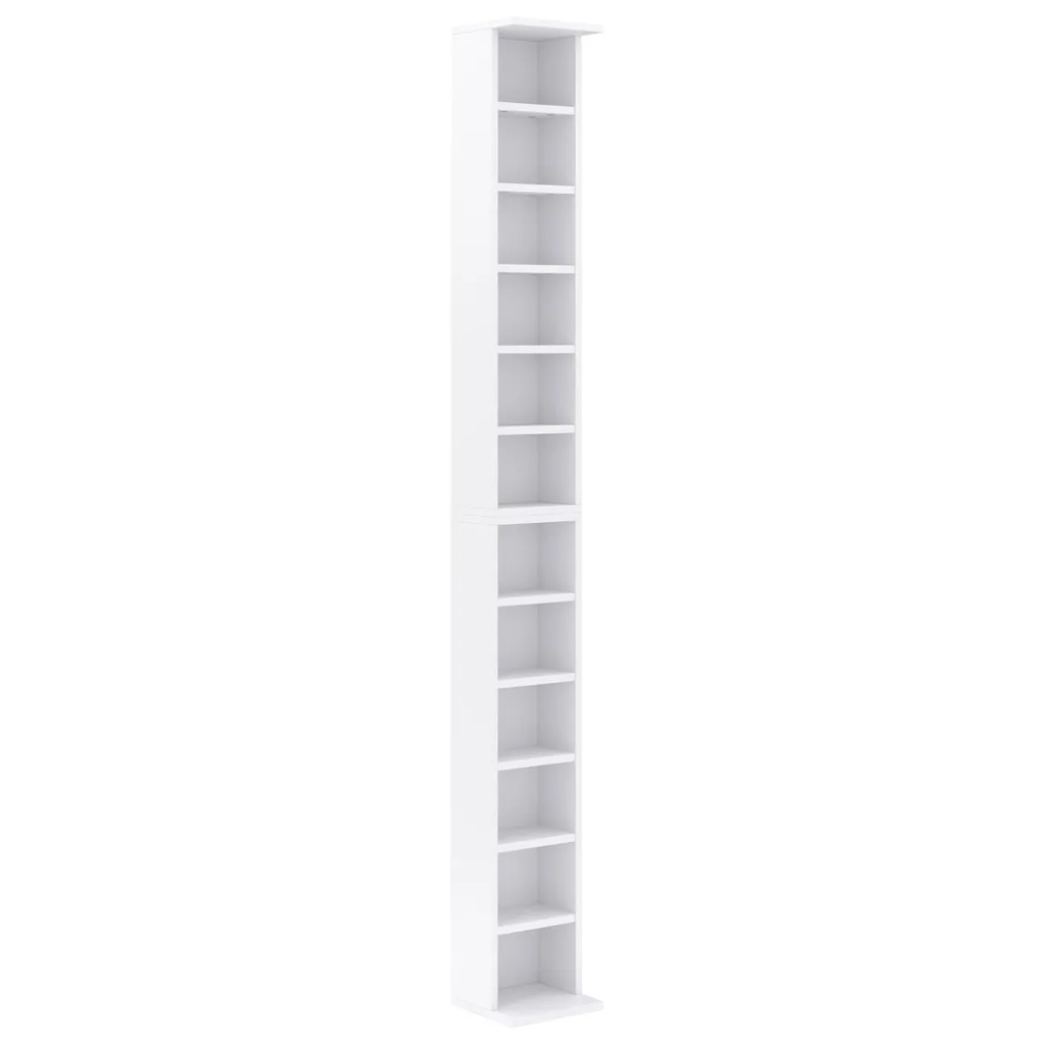 Bücherregal LIBERTY 21 x 184 cm weiss