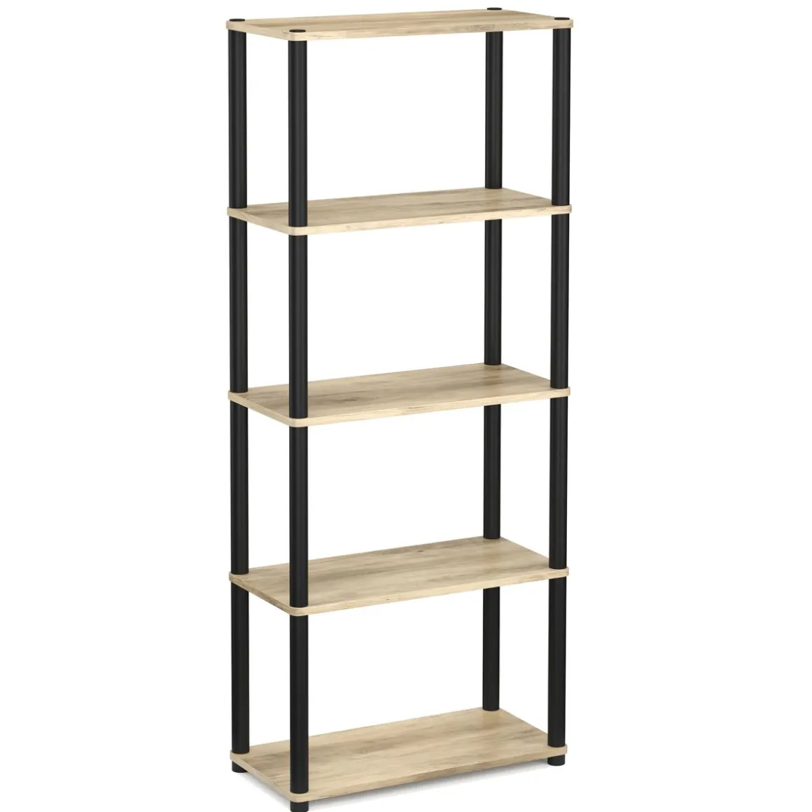 Bücherregal MANIFIC 60 x 30 x 146 cm braun/schwarz